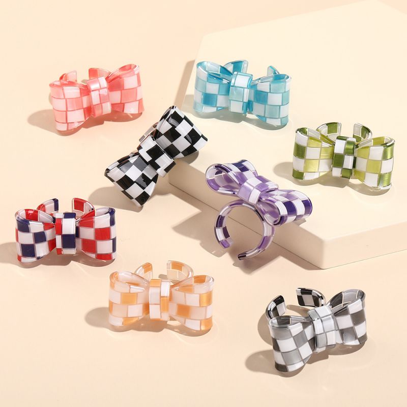Bow 1 Resin Bow Ring (10 Pieces)