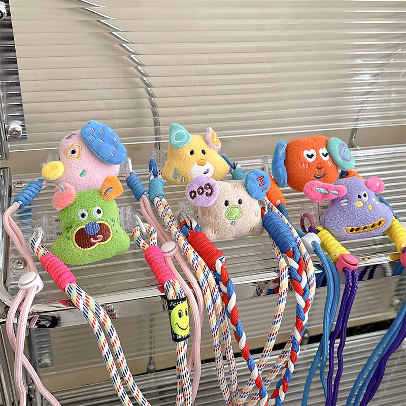Soporte Para Teléfono Móvil Con Muñeco De Peluche De Dibujos Animados