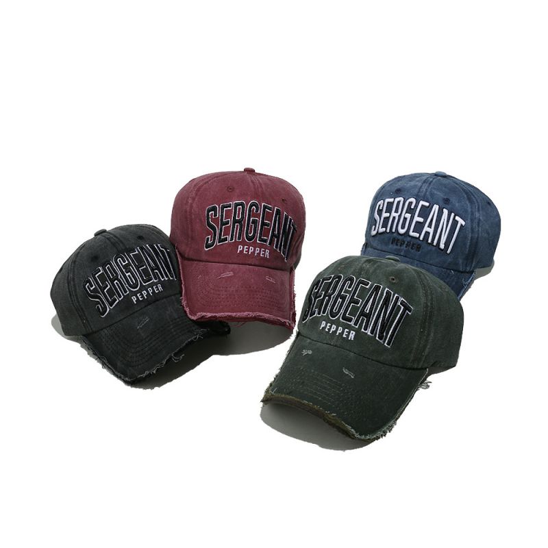 Gorra De Béisbol Con Letras Bordadas