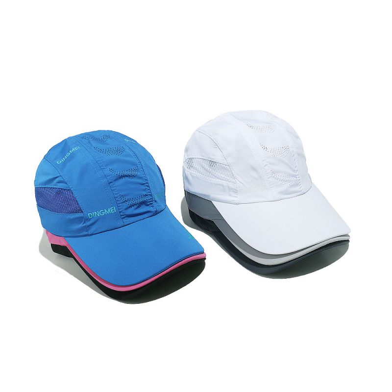 Gorra De Béisbol Con Panel De Malla De Poliéster