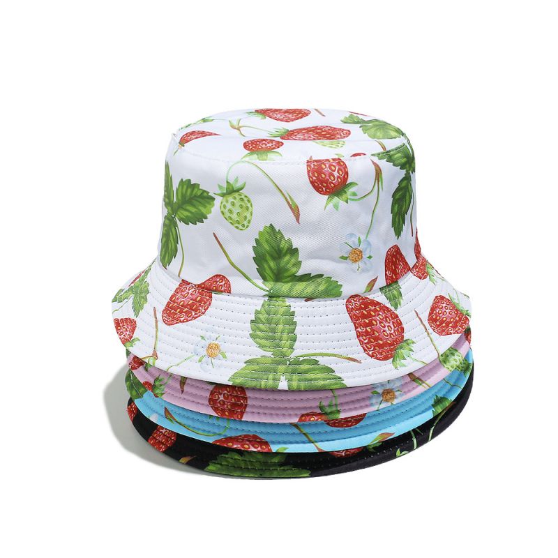 Sombrero De Pescador Con Estampado De Poliéster
