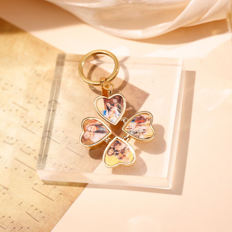 Collar De Pétalos De Corazón Con Estampado De Cobre Personalizado