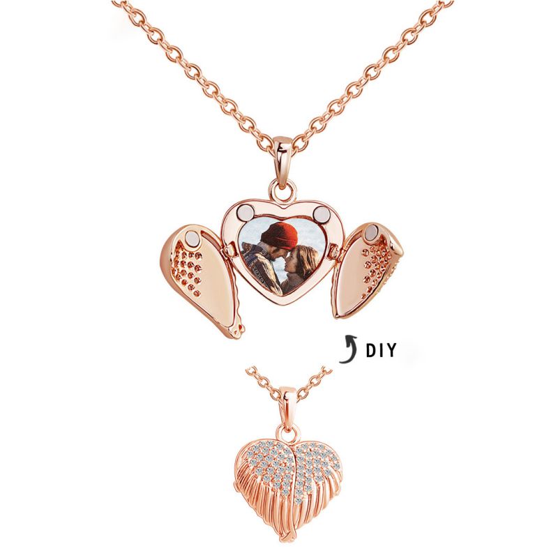 (personalizada) Pulsera Con Foto En Forma De Corazón