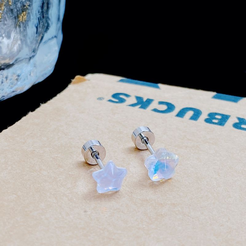Pendientes De Flores De Cristal