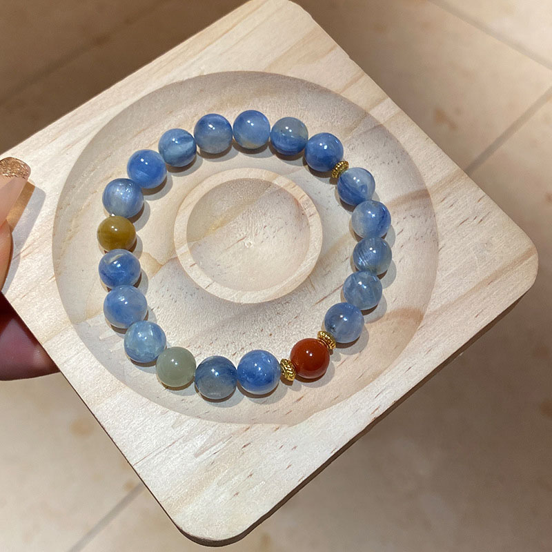 Pulsera De Cuentas Dobles De Citrino Pixiu