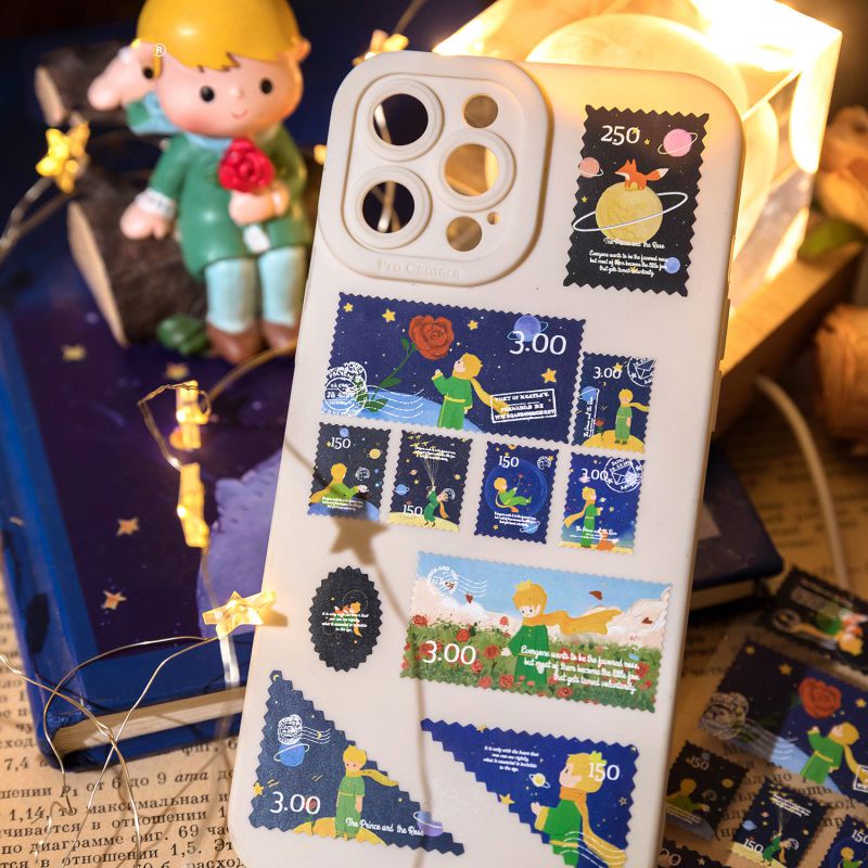 Galaxy Adventure 5.5cm*2m Cartoon Fairy Tale Character Tape Stickers