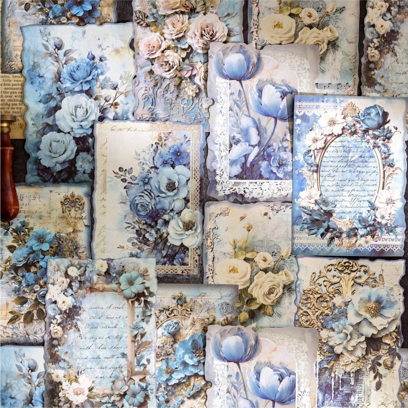Secret Garden Flower Notebook Background Diy Base Paper