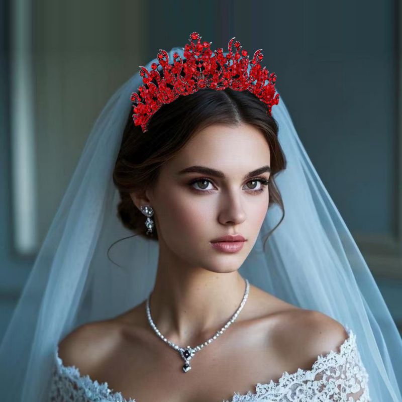 Corona Trenzada De Aleación De Diamantes