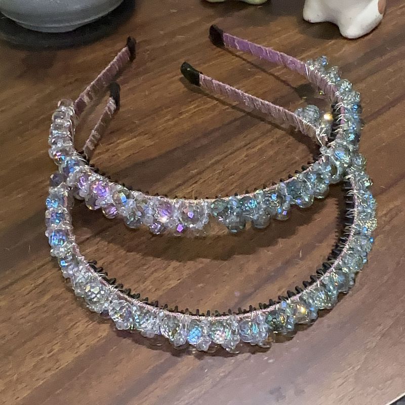 Diadema Con Bloques De Color 3d De Cristal