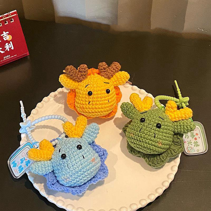 Adornos De Dibujos Animados Tejidos A Crochet