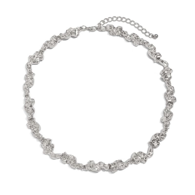 01 Gold Necklace Alloy Irregular Necklace