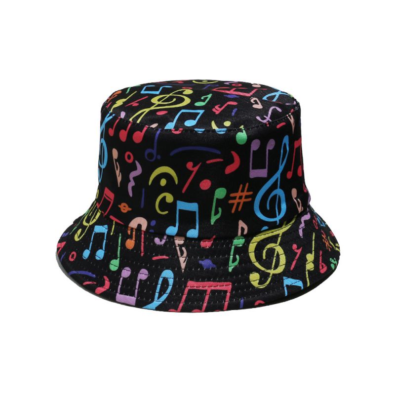Sombrero De Pescador Con Estampado De Poliéster
