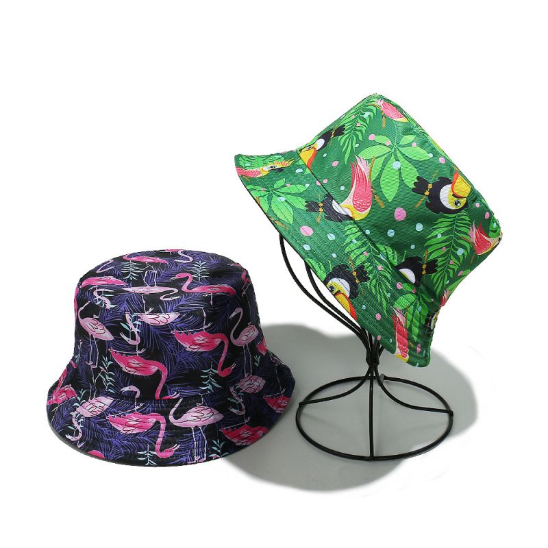Sombrero De Pescador Con Estampado De Poliéster