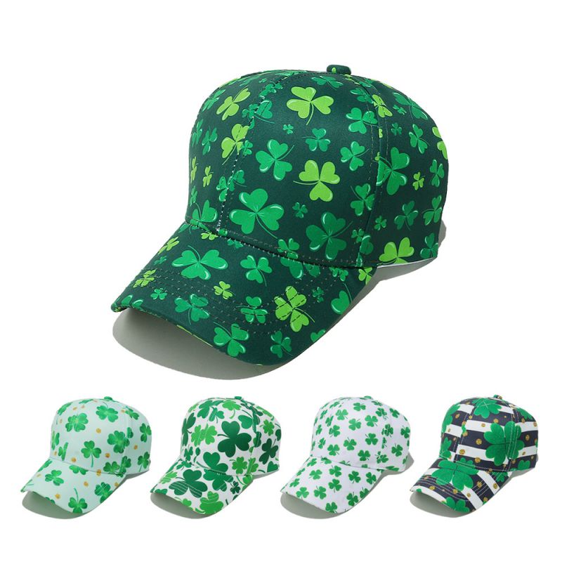 Gorra De Béisbol Estampada De Poliéster