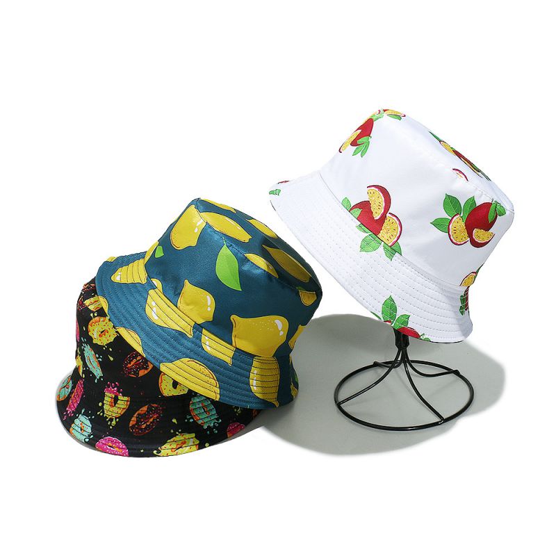 Sombrero De Pescador Con Estampado De Poliéster