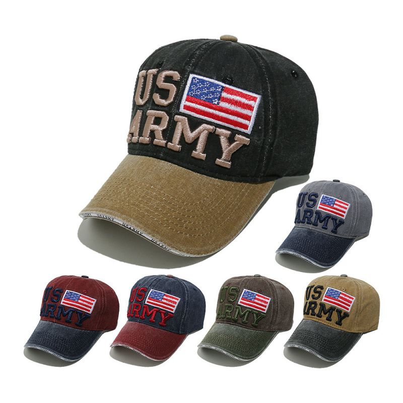 Gorra De Béisbol Con Bordado De Bandera Nacional