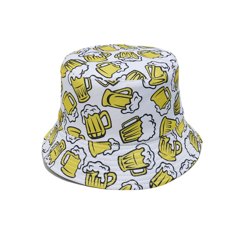 Sombrero De Pescador Con Estampado De Poliéster