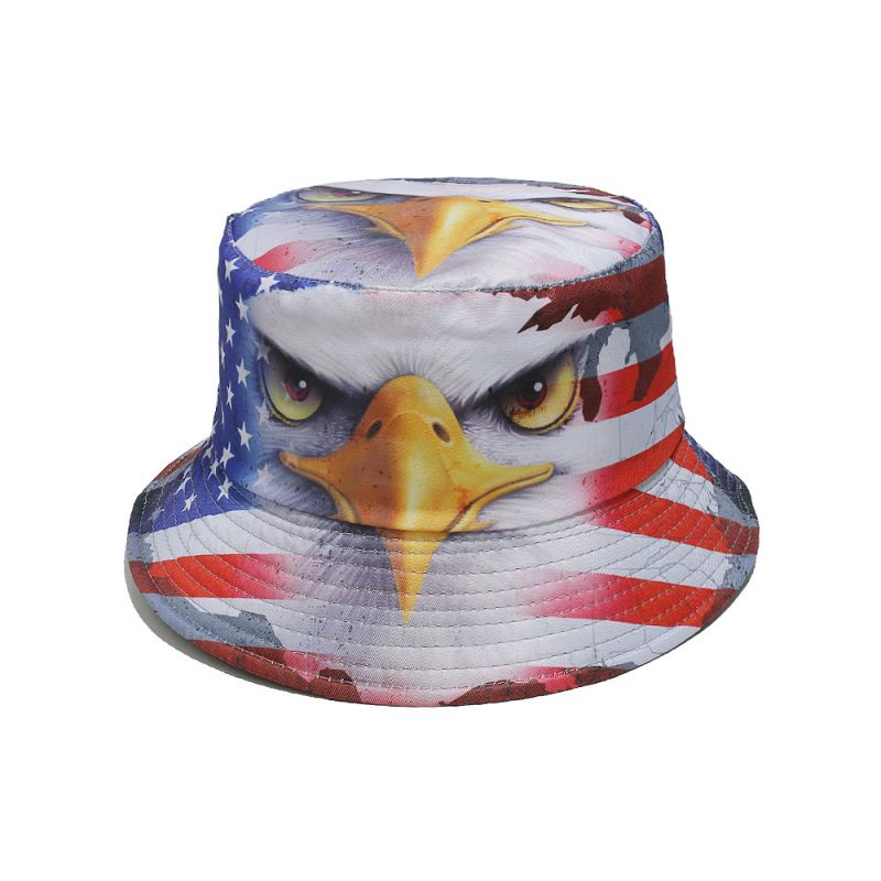 Sombrero De Pescador Con Estampado De Poliéster
