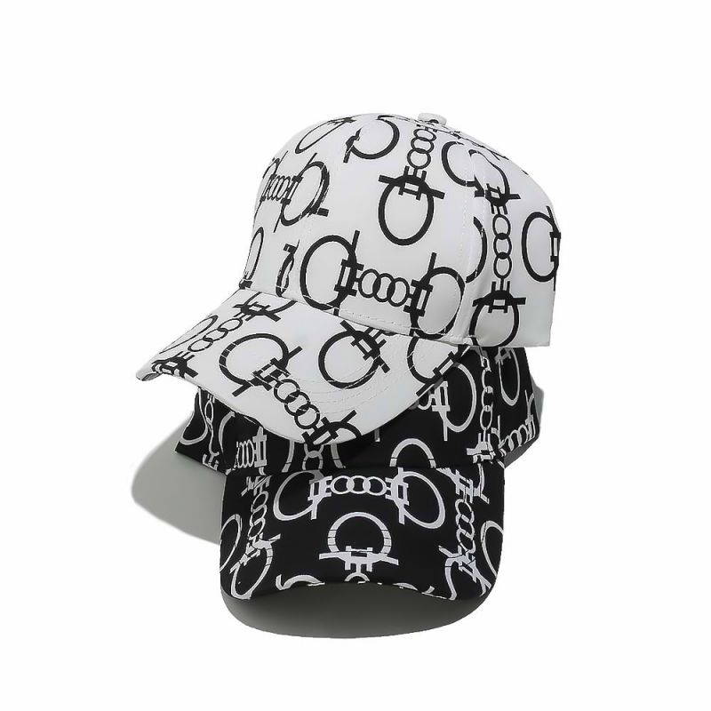 Gorra De Béisbol Estampada De Poliéster