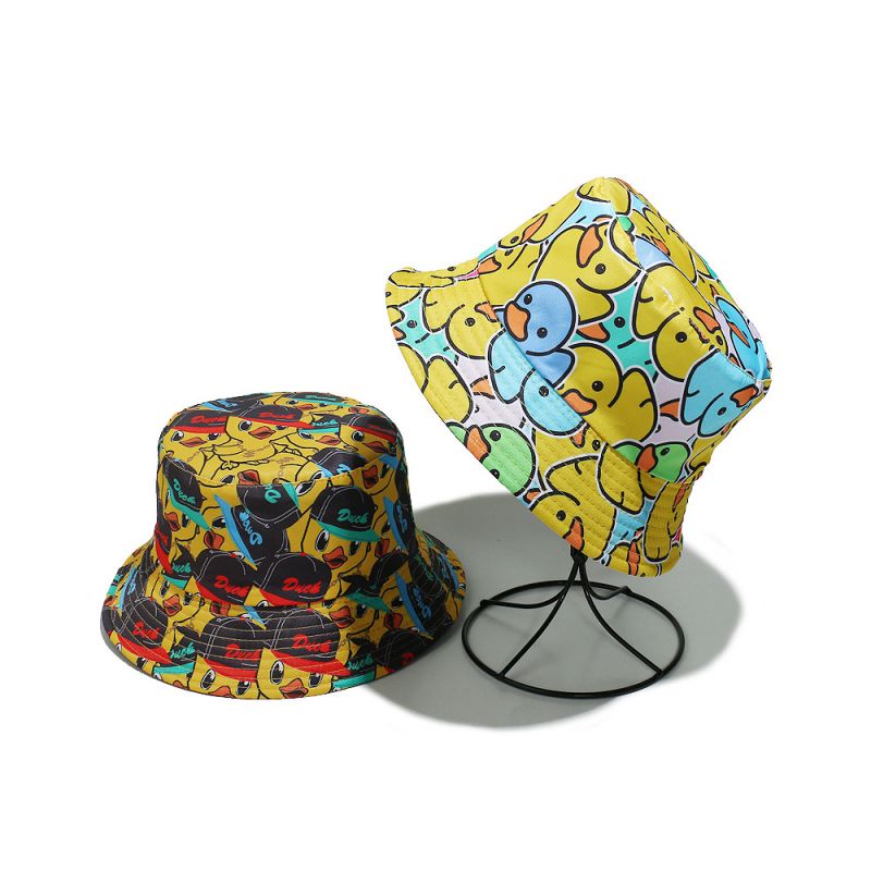 Sombrero De Pescador Con Estampado De Poliéster