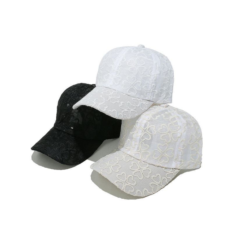Gorra De Béisbol De Malla Transpirable Con Encaje