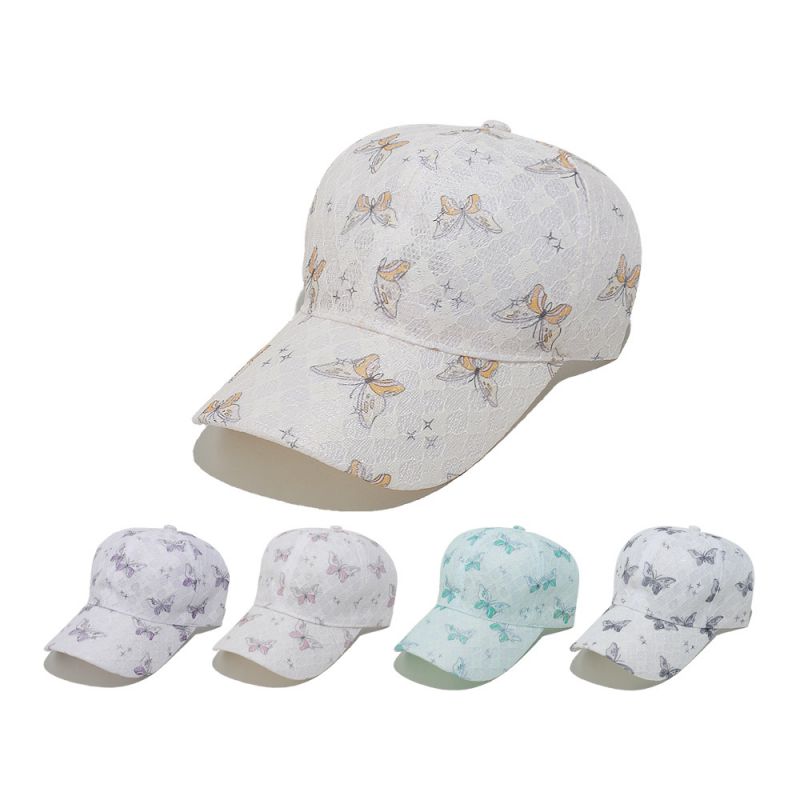 Gorra De Béisbol Estampada De Poliéster