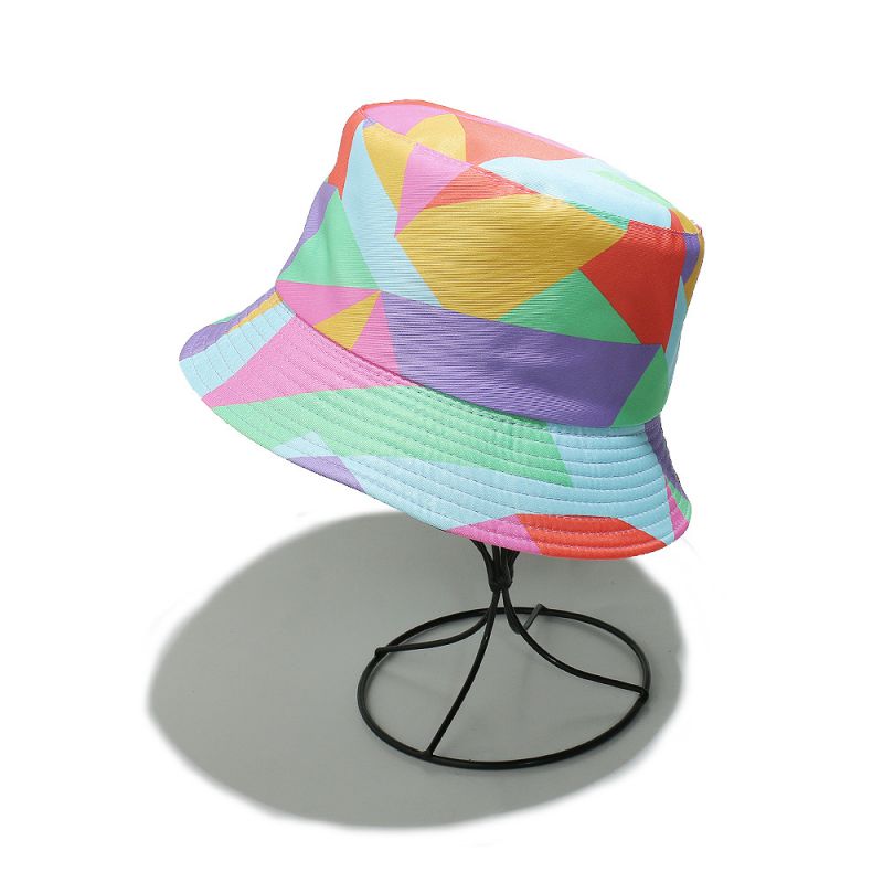 Sombrero De Pescador Con Estampado De Poliéster