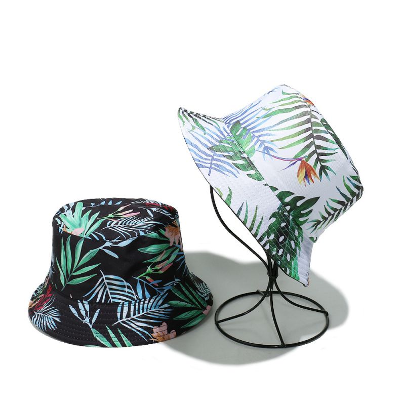 Sombrero De Pescador Con Estampado De Poliéster