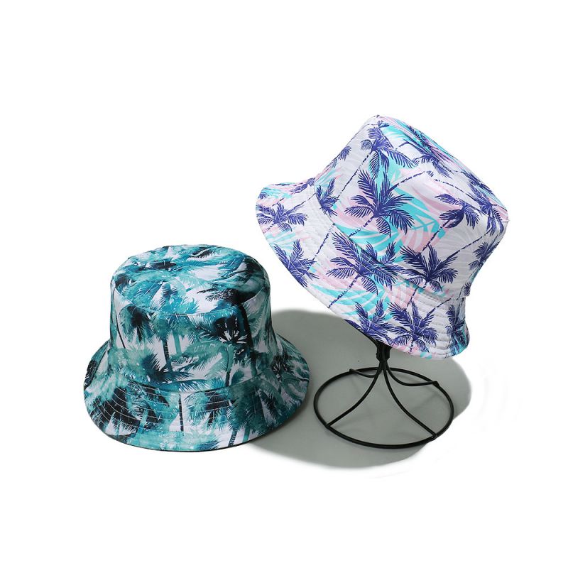 Sombrero De Pescador Con Estampado De Poliéster