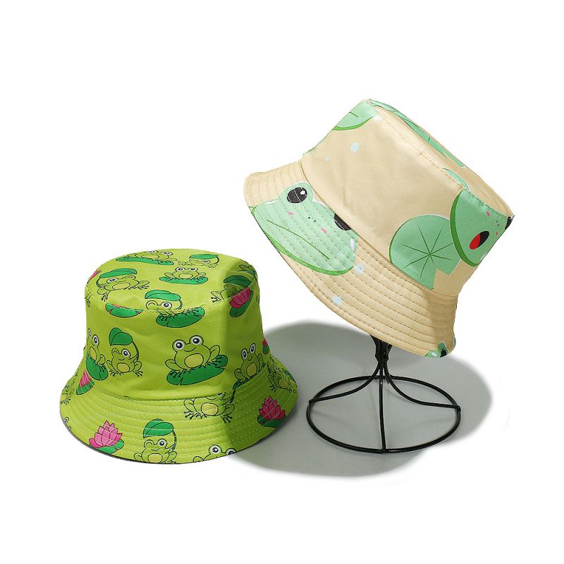 Sombrero De Pescador Con Estampado De Poliéster