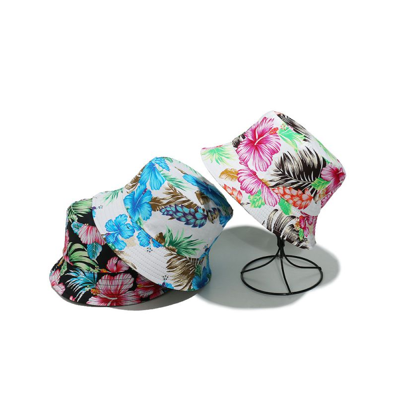 Sombrero De Pescador Con Estampado De Poliéster