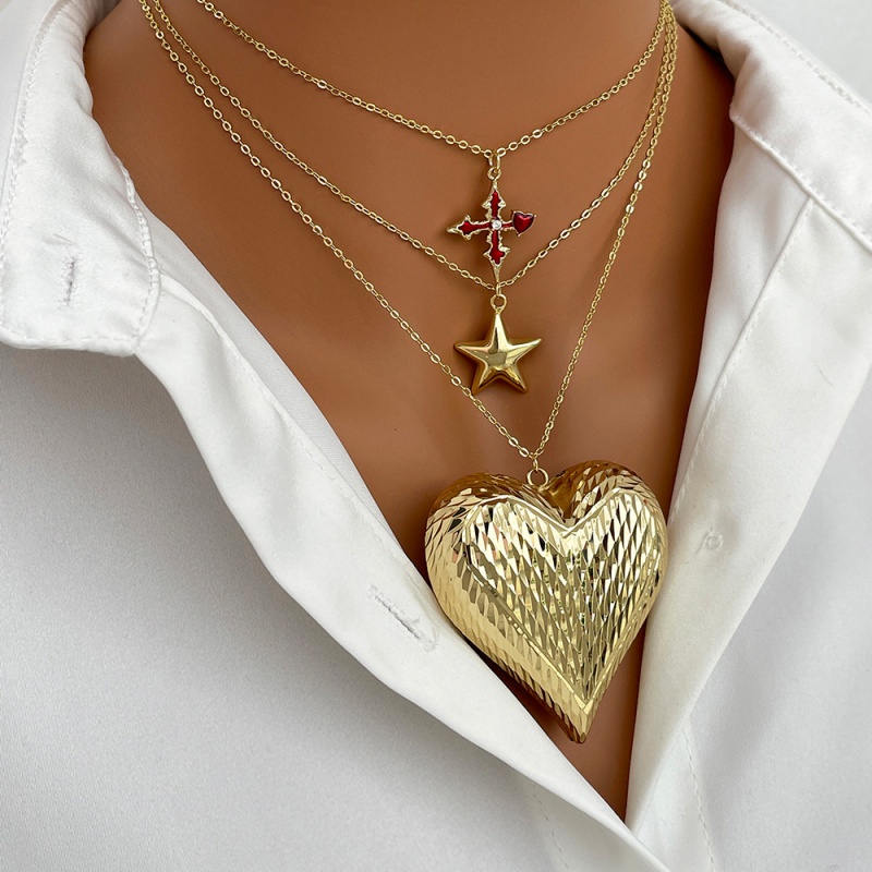 Accesorios De Corazón De Diamante De Cobre