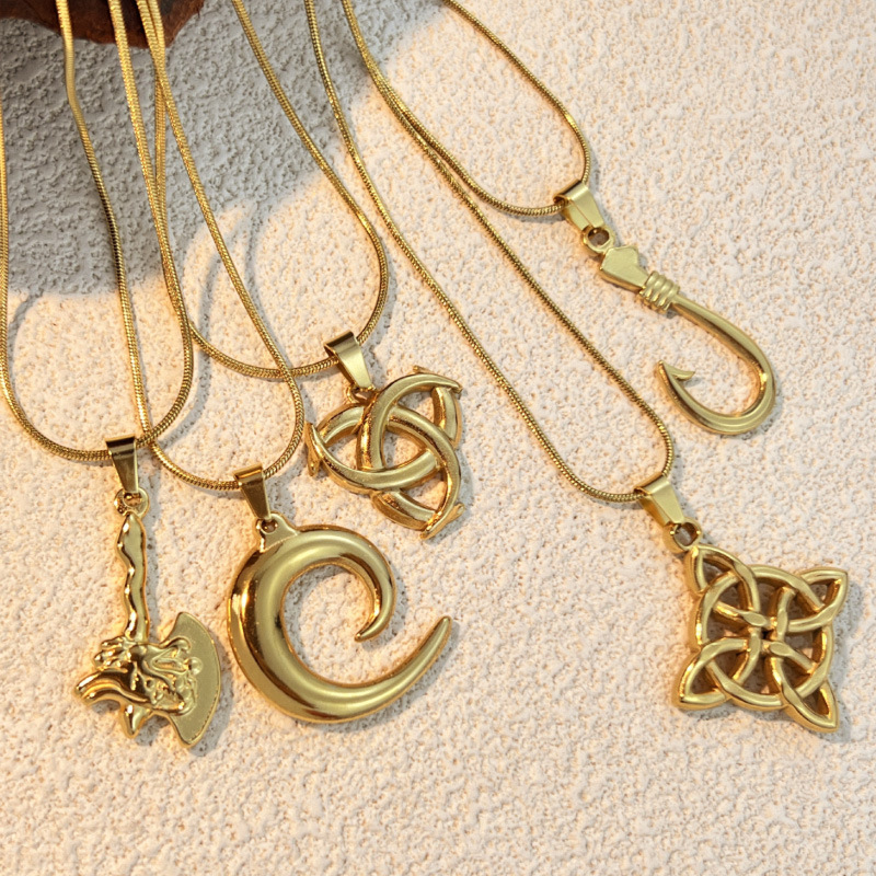 Necklace 1# Stainless Steel Hook Necklace