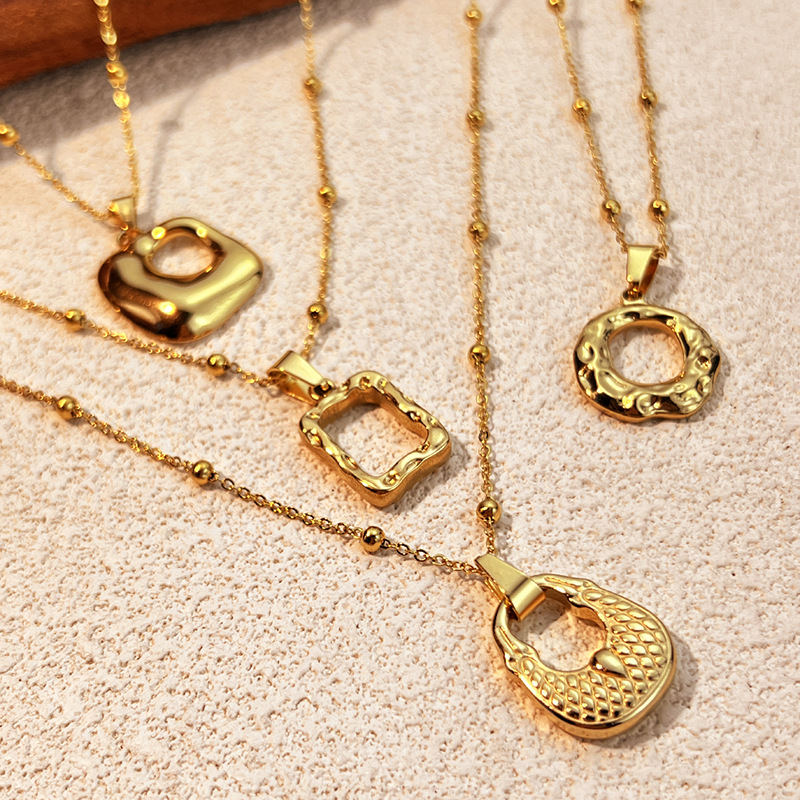 Necklace 1# Stainless Steel Irregular Necklace