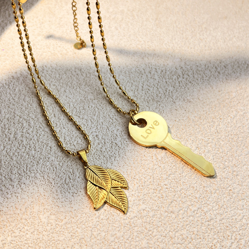 Key Stainless Steel Key Necklace