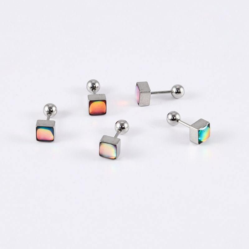 Pendientes De Acero Inoxidable Con Forma De Lágrima Y Forma De Triángulo (precio Por 2)