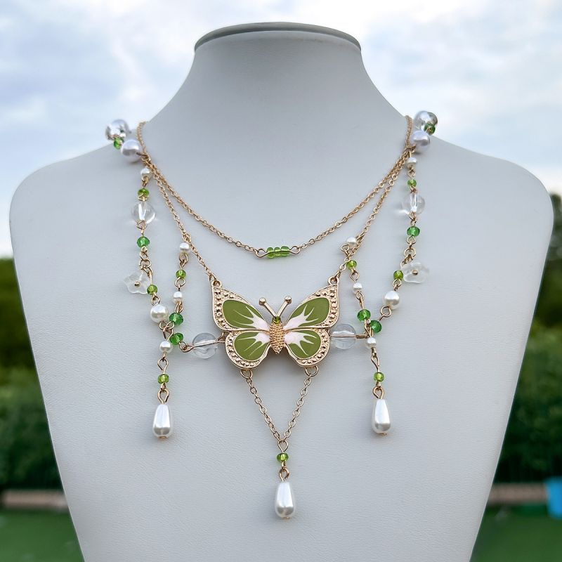 Necklace 1 Alloy Geometric Beaded Necklace