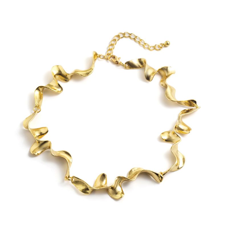 01 Collar-gold Alloy Irregular Collar