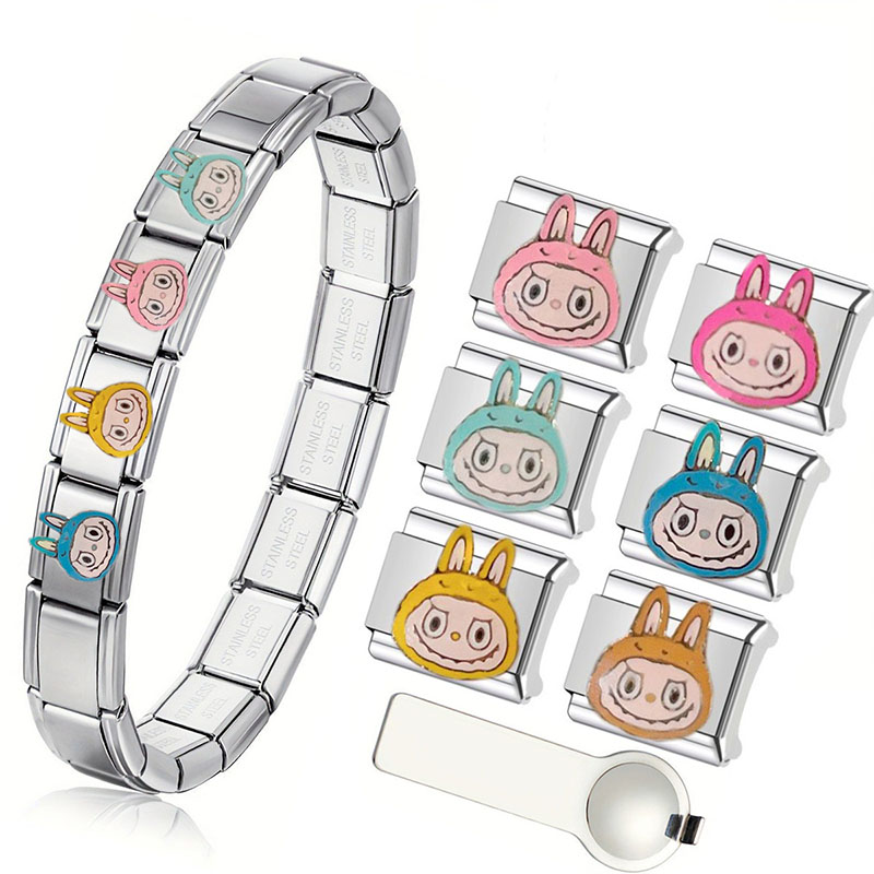 Accesorios De Módulo De Dibujos Animados De Acero Inoxidable