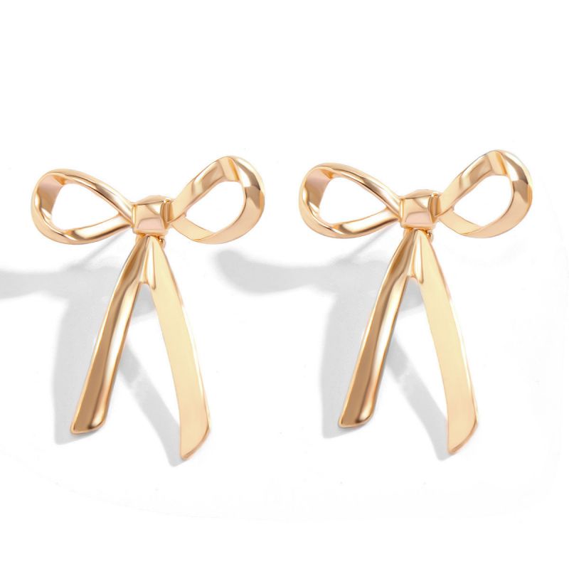Earring 1# Alloy Bow Earrings