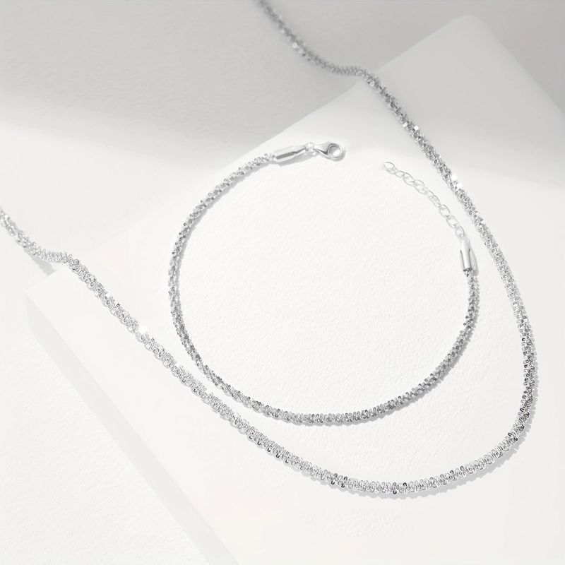 Conjunto De Collar Y Pulsera Geométricos De Cobre