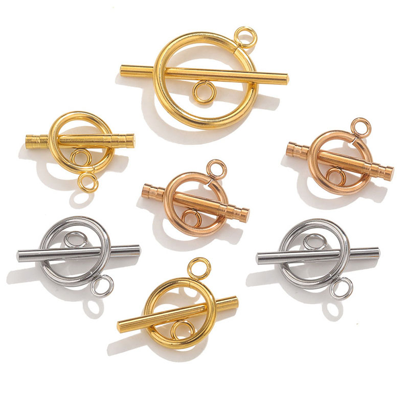 Accesorios De Joyería Con Hebilla Ot De Acero Inoxidable (sin Cadena) (*10)