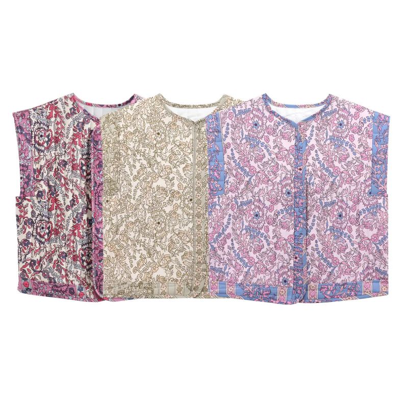 Chaleco Tejido Estampado