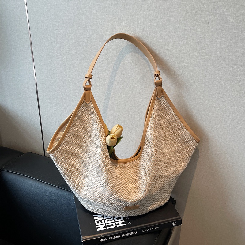 Bolso De Hombro De Pu De Gran Capacidad