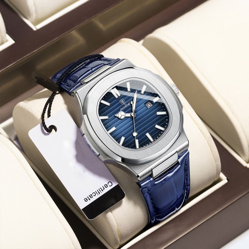 Reloj De Acero Inoxidable Con Esfera Redonda Para Hombre