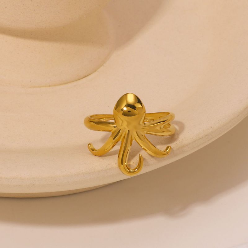 Octopus Stainless Steel Octopus Ring