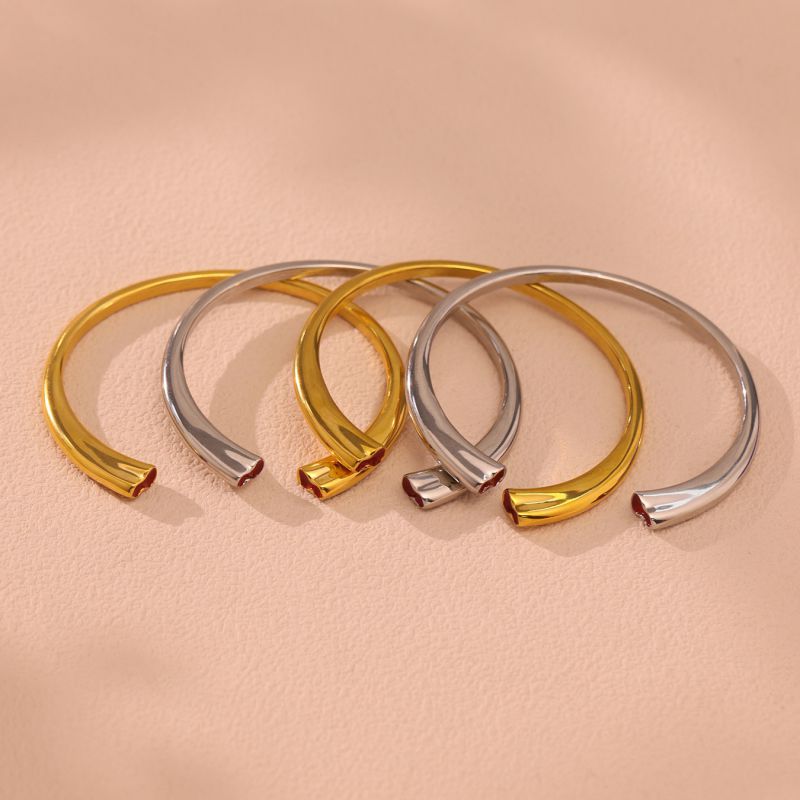Pulsera Redonda De Acero Inoxidable