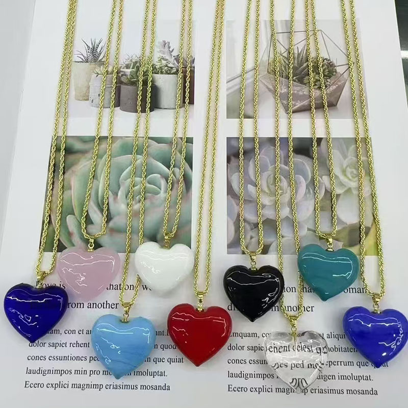 Collar De Corazón De Cobre