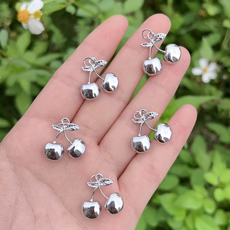 Colgante De Cereza De Cobre (sin Cadena) (se Vende Individualmente)