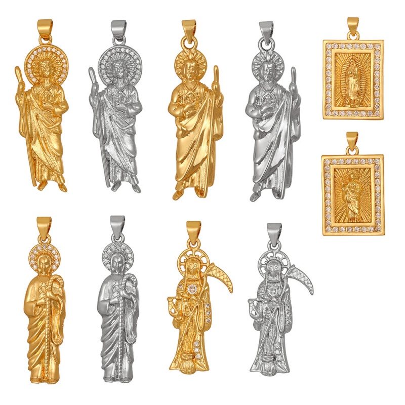 Accesorios De Retrato Cuadrado Con Incrustaciones De Circonitas De Cobre